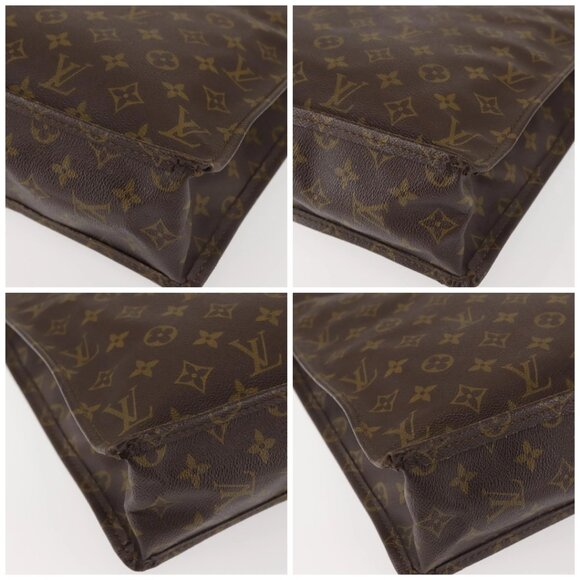 LOUIS VUITTON Monogram Sac Plat Hand Bag Vintage M51140 LV Auth bs29434 - Picture 15 of 16